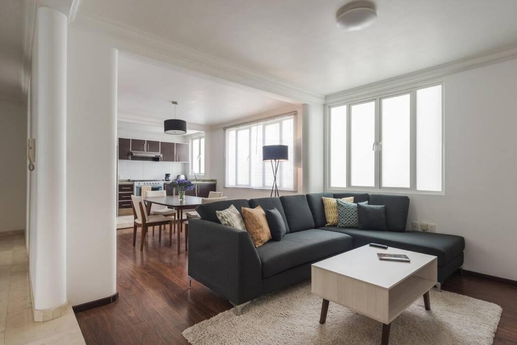 Condesa Residence 7 Stylish 2 Bedroom, 1 Bathroom Residence Accentuating Expansive Interiors Mexico City Luaran gambar